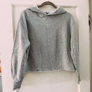 Gray Crop Sweatshirt Target Brand